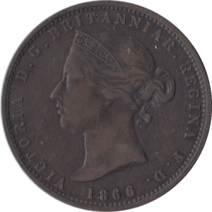 1866 1/13 SHILLING JERSEY - SILVER WORLD COINS - Cambridgeshire Coins