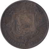 1866 1/13 SHILLING JERSEY - SILVER WORLD COINS - Cambridgeshire Coins