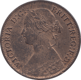 1866 FARTHING ( AUNC ) - FARTHING - Cambridgeshire Coins