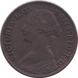 1866 FARTHING ( EF ) - Farthing - Cambridgeshire Coins