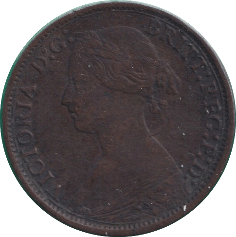 1866 FARTHING ( GF ) - FARTHING - Cambridgeshire Coins
