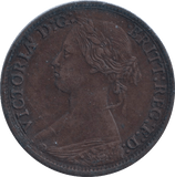 1866 FARTHING ( GVF ) - FARTHING - Cambridgeshire Coins