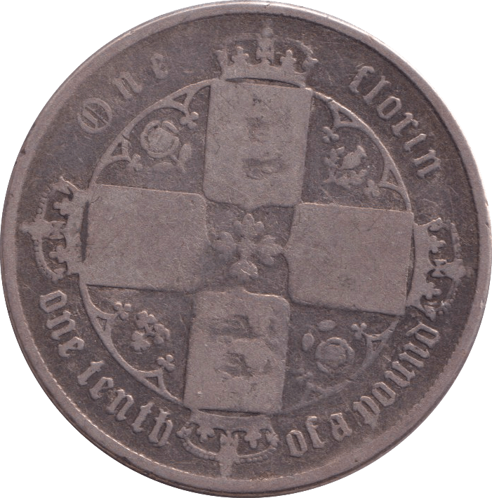 1866 FLORIN ( NF ) - FLORIN - Cambridgeshire Coins