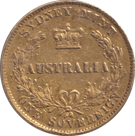 1866 GOLD AUSTRALIAN SOVEREIGN ( GVF ) - SOVEREIGN - Cambridgeshire Coins