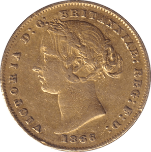 1866 GOLD AUSTRALIAN SOVEREIGN ( GVF ) - SOVEREIGN - Cambridgeshire Coins