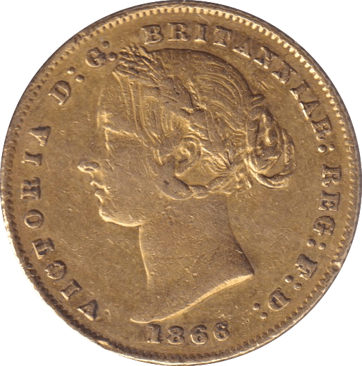 1866 GOLD AUSTRALIAN SOVEREIGN ( GVF ) - SOVEREIGN - Cambridgeshire Coins