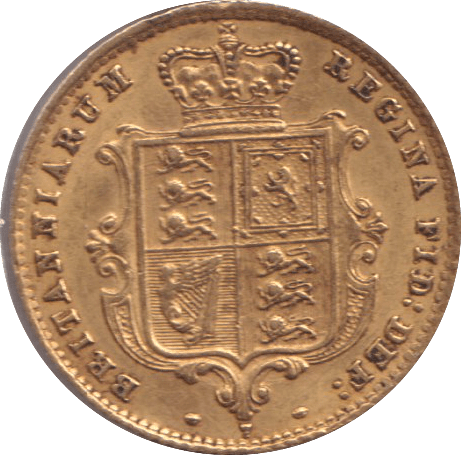 1866 GOLD HALF SOVEREIGN ( EF ) - HALF SOVEREIGN - Cambridgeshire Coins