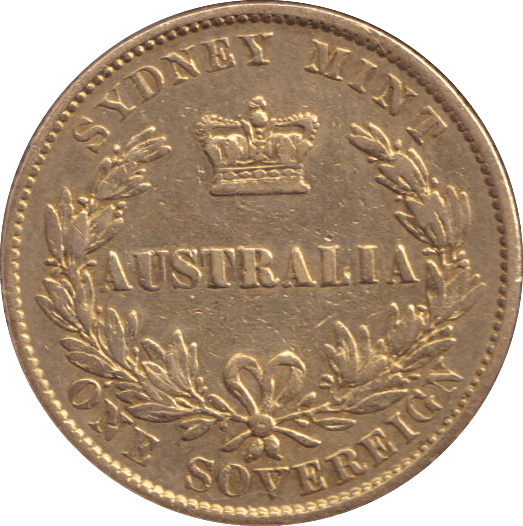 1866 GOLD SOVEREIGN AUSTRALIA - Gold World Coins - Cambridgeshire Coins