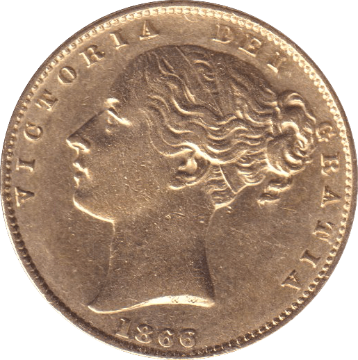 1866 GOLD SOVEREIGN ( EF ) - SOVEREIGN - Cambridgeshire Coins