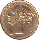 1866 GOLD SOVEREIGN ( EF ) - SOVEREIGN - Cambridgeshire Coins