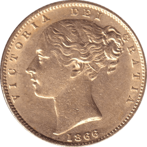 1866 GOLD SOVEREIGN ( EF ) - SOVEREIGN - Cambridgeshire Coins