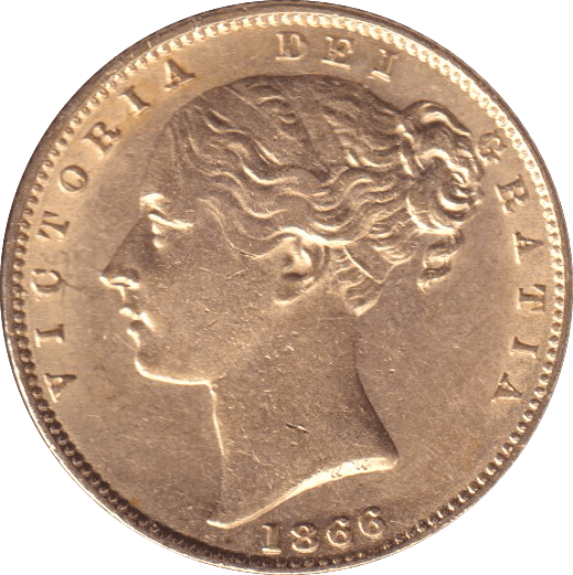 1866 GOLD SOVEREIGN ( EF ) - SOVEREIGN - Cambridgeshire Coins