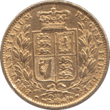 1866 GOLD SOVEREIGN ( GVF ) DIE 58 - SOVEREIGN - Cambridgeshire Coins