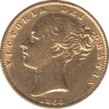 1866 GOLD SOVEREIGN ( GVF ) DIE 58 - SOVEREIGN - Cambridgeshire Coins