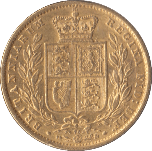 1866 GOLD SOVEREIGN ( GVF ) DIE 70 - SOVEREIGN - Cambridgeshire Coins