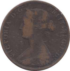 1866 HALFPENNY ( FINE ) - HALFPENNY - Cambridgeshire Coins