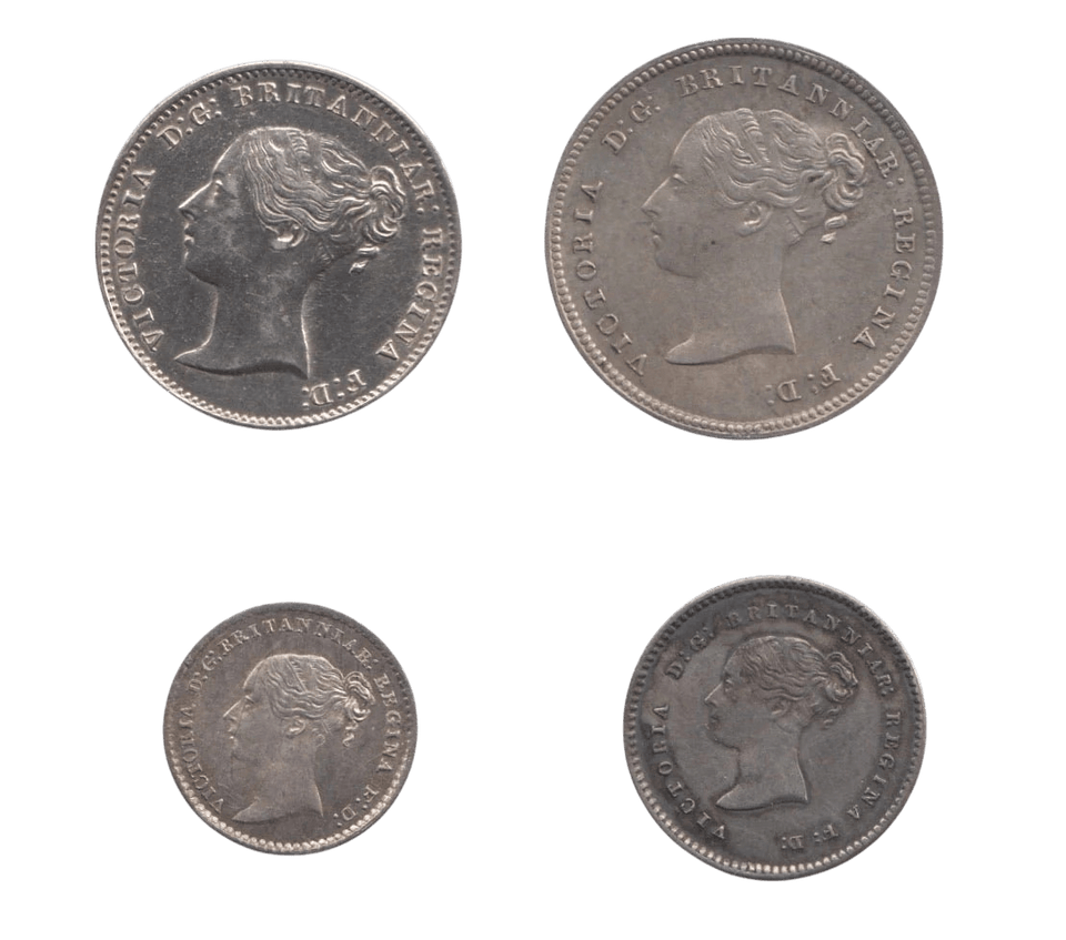 1866 MAUNDY SET VICTORIA - Maundy Set - Cambridgeshire Coins