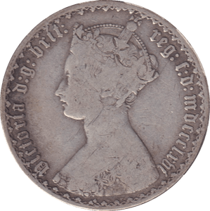 1866 ONE FLORIN ( FINE ) - FLORIN - Cambridgeshire Coins