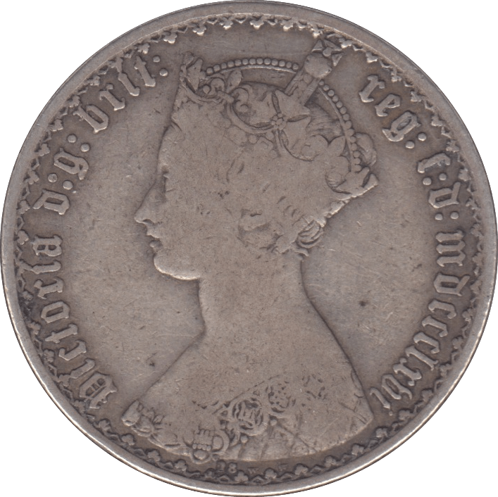 1866 ONE FLORIN ( FINE ) - FLORIN - Cambridgeshire Coins