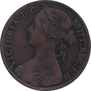 1866 PENNY ( FINE ) - PENNY - Cambridgeshire Coins