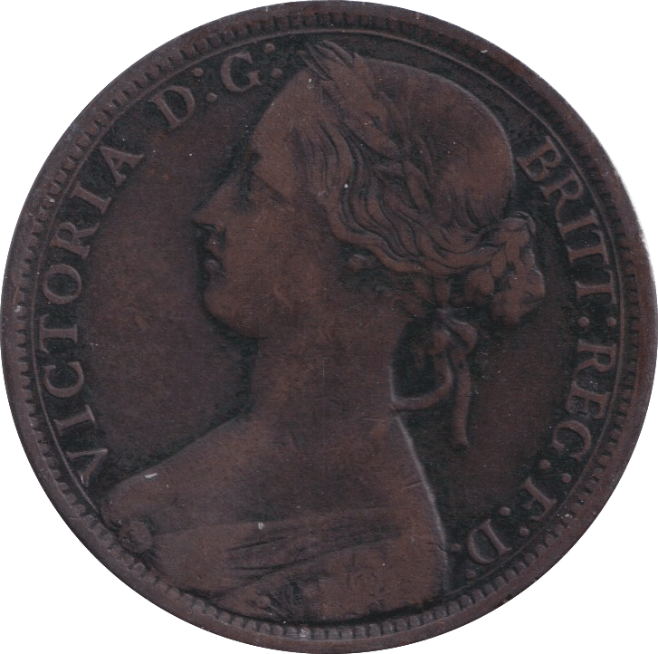 1866 PENNY ( FINE ) - PENNY - Cambridgeshire Coins