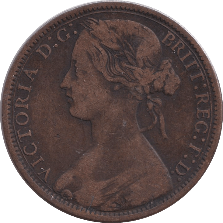 1866 PENNY ( FINE ) - PENNY - Cambridgeshire Coins