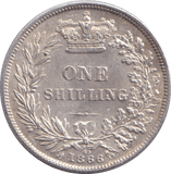 1866 SHILLING ( AUNC ) - SHILLING - Cambridgeshire Coins