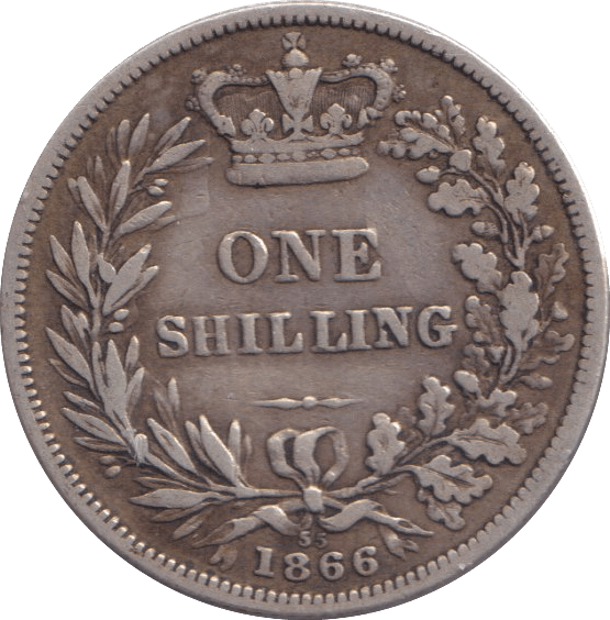 1866 SHILLING ( F ) - Shilling - Cambridgeshire Coins