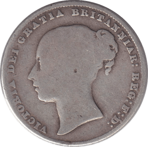 1866 SHILLING ( FAIR ) - SHILLING - Cambridgeshire Coins