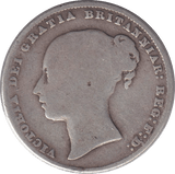 1866 SHILLING ( FAIR ) - SHILLING - Cambridgeshire Coins