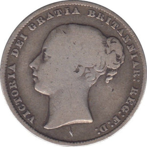 1866 SHILLING ( FINE ) - SHILLING - Cambridgeshire Coins