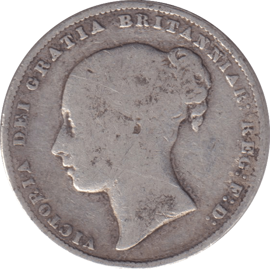 1866 SHILLING ( FINE ) - Shilling - Cambridgeshire Coins