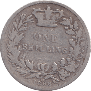 1866 SHILLING ( FINE ) - Shilling - Cambridgeshire Coins