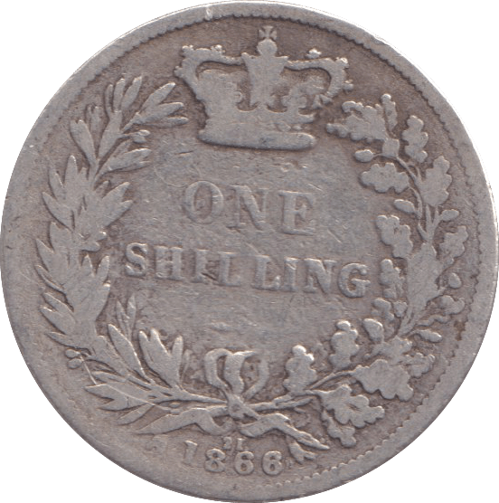 1866 SHILLING ( FINE ) - Shilling - Cambridgeshire Coins