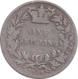 1866 SHILLING ( FINE ) - Shilling - Cambridgeshire Coins