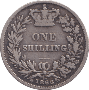 1866 SHILLING ( FINE ) - Shilling - Cambridgeshire Coins