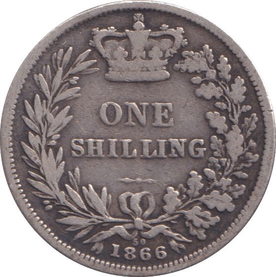 1866 SHILLING ( FINE ) - Shilling - Cambridgeshire Coins