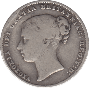 1866 SHILLING ( NF ) DIE 27 - SHILLING - Cambridgeshire Coins
