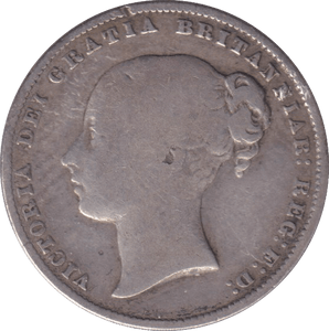 1866 SHILLING ( NF ) - SHILLING - Cambridgeshire Coins