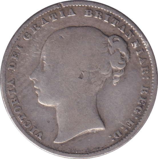 1866 SHILLING ( NF ) - SHILLING - Cambridgeshire Coins