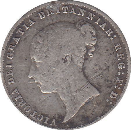 1866 SIXPENCE ( F ) - WORLD COINS - Cambridgeshire Coins