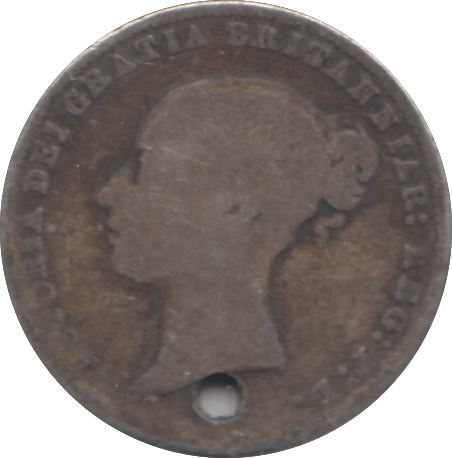 1866 SIXPENCE ( FAIR ) - SIXPENCE - Cambridgeshire Coins