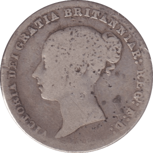 1866 SIXPENCE ( NF ) - SIXPENCE - Cambridgeshire Coins