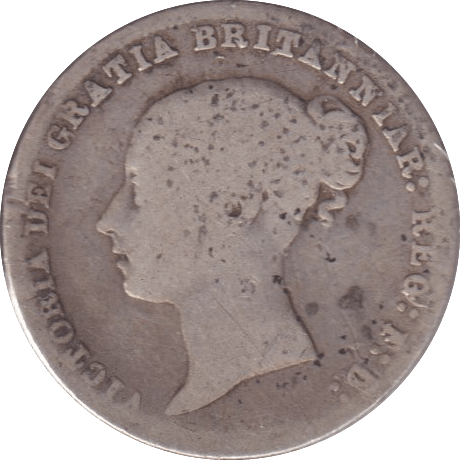 1866 SIXPENCE ( NF ) - SIXPENCE - Cambridgeshire Coins