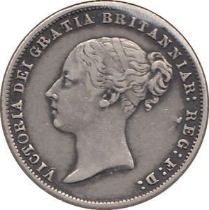 1866 SIXPENCE ( VF ) - SIXPENCE - Cambridgeshire Coins