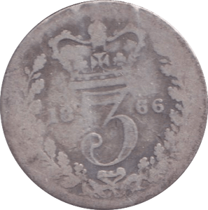 1866 THREEPENCE ( FAIR ) - THREEPENCE - Cambridgeshire Coins