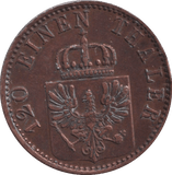 1867 3 PFENNIG PRUSSIA - WORLD COINS - Cambridgeshire Coins