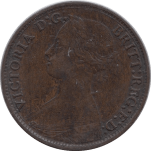 1867 FARTHING ( FINE ) - Farthing - Cambridgeshire Coins