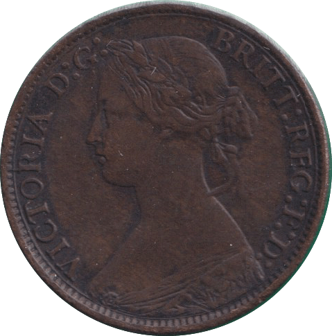 1867 FARTHING ( GF ) - FARTHING - Cambridgeshire Coins