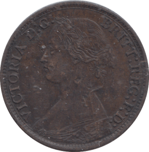 1867 FARTHING ( GVF ) - FARTHING - Cambridgeshire Coins